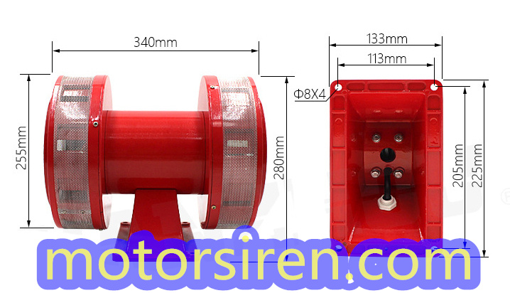 Wind Turbine Motor Alarm MS-790 High Decibel 220V Electric